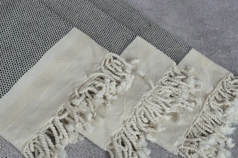 Thin towel, Bachelorette Party Favors, 68x40 Cotton Striped Towel, Grandma Gift, Traditional Turkish peshtemal for hammam, Monogrammed Beach Towel - 5