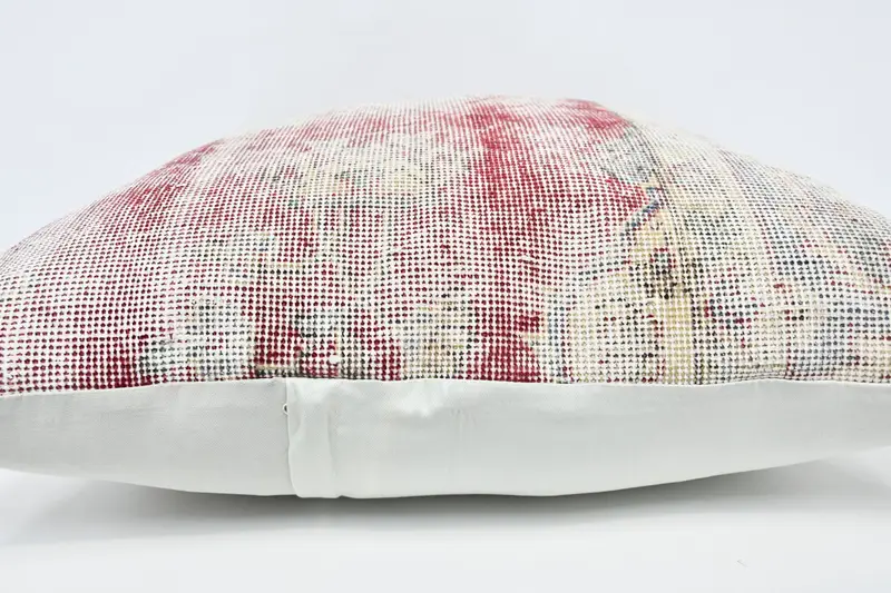 Home Decor Pillow, Bohemian Cushion Cushion, Pillow for Couch, Turkish Corner Cushion Case, 28x28 Red Cushion Case, Vintage Pillow, Pillow Sham - 5