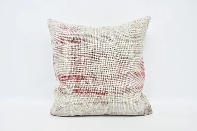 Home Decor Pillow, Bohemian Cushion Cushion, Pillow for Couch, Turkish Corner Cushion Case, 28x28 Red Cushion Case, Vintage Pillow, Pillow Sham - 1