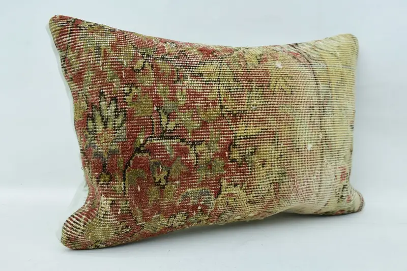 Cushion Cover, 16x24 Beige Pillow Sham, Vintage Kilim Throw Pillow, Aztec Cushion Cover, Vintage Kilim Pillow, Pillow for Sofa - 2