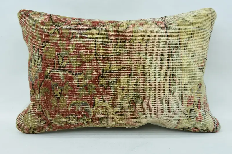 Cushion Cover, 16x24 Beige Pillow Sham, Vintage Kilim Throw Pillow, Aztec Cushion Cover, Vintage Kilim Pillow, Pillow for Sofa - 1