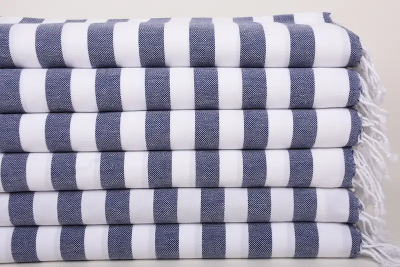 Spa Towel, 44x20 Cotton Striped Towel, Valentines Day Gift For Him, Personalized Gift, Gift For Her, Personalized Dish Towel, Wedding Favors - 3
