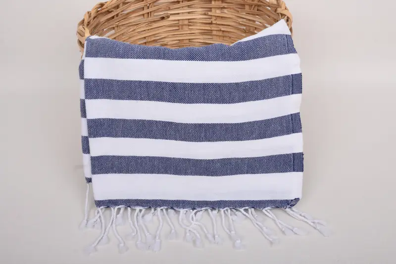 Spa Towel, 44x20 Cotton Striped Towel, Valentines Day Gift For Him, Personalized Gift, Gift For Her, Personalized Dish Towel, Wedding Favors - 5