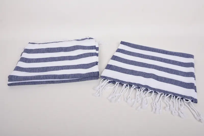 Spa Towel, 44x20 Cotton Striped Towel, Valentines Day Gift For Him, Personalized Gift, Gift For Her, Personalized Dish Towel, Wedding Favors - 7