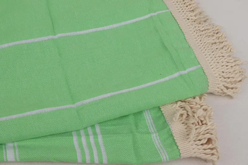 Organic Beach Towel, Personalized Gift For Her, Housewarming Gift, Personalized Wedding Gift, 64x64 Cotton Striped Round Towel, Turkish Towel USA - 6