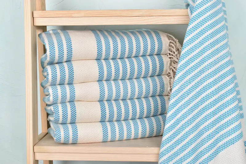 Gifts For Him, Best Friend Christmas Gift, 70x40 Cotton Striped Towel, Quick-Dry Beach Towel, Girls Weekend Getaways Ideas, Spa Towel, Luxury towel - 2
