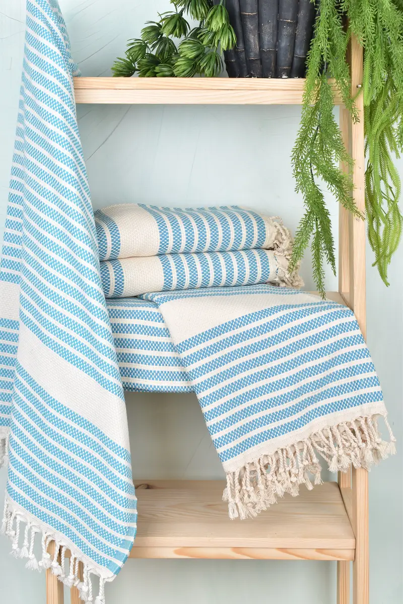 Gifts For Him, Best Friend Christmas Gift, 70x40 Cotton Striped Towel, Quick-Dry Beach Towel, Girls Weekend Getaways Ideas, Spa Towel, Luxury towel - 6