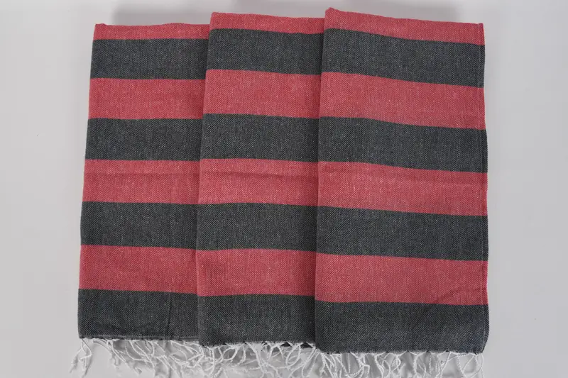 Organik havlu, küçük banyo havlu, çalışan hediyeleri, Türk çay havlu, kişiselleştirilmiş bulaşık havlu, seyahat havlu, 40x18 pamuklu çizgili havlu, onun için hediye - 3