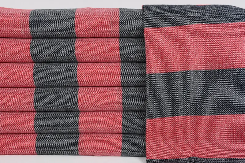 Organik havlu, küçük banyo havlu, çalışan hediyeleri, Türk çay havlu, kişiselleştirilmiş bulaşık havlu, seyahat havlu, 40x18 pamuklu çizgili havlu, onun için hediye - 1