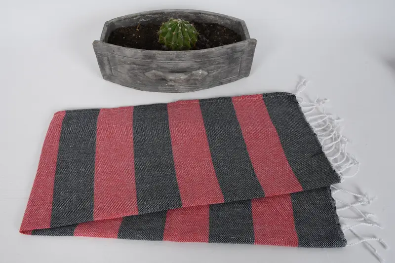 Organik havlu, küçük banyo havlu, çalışan hediyeleri, Türk çay havlu, kişiselleştirilmiş bulaşık havlu, seyahat havlu, 40x18 pamuklu çizgili havlu, onun için hediye - 6