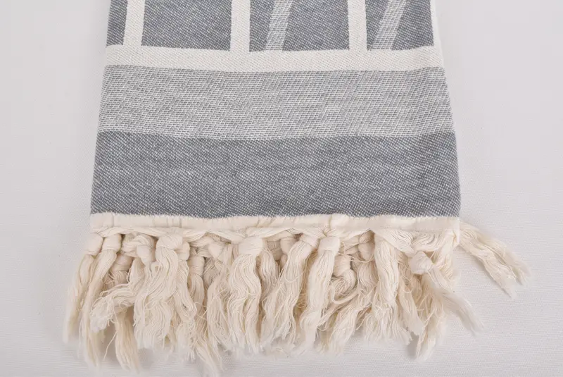 Sand-Resistant Peshtemal, Quick-dry towel, Gift For Best Friend, Gift For Her, Beach Wedding Favor, Gifts For Him, 70x34 Cotton Patterned Towel - 3