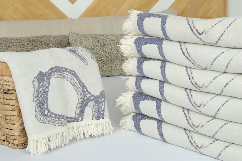 Throw Blanket, Housewarming Gift, Maid Of Honor Gift, Halloween Bachelorette Party, 88x64 Cotton Shoes Design Towel, Woven Throw Blanket - 4