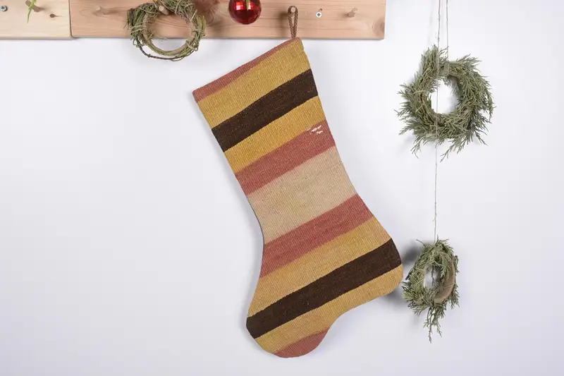 Christmas Ornaments Pattern, Cozy Holiday Charm Christmas Stocking