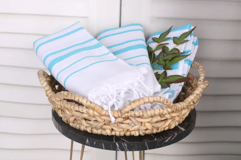 Best Wedding Gift, Personalized Gift, Beach towel, Best Friend Wedding Gift, 70x40 Cotton Striped Towel, Birthday Gift, Spa Towel, Soft towel - 5