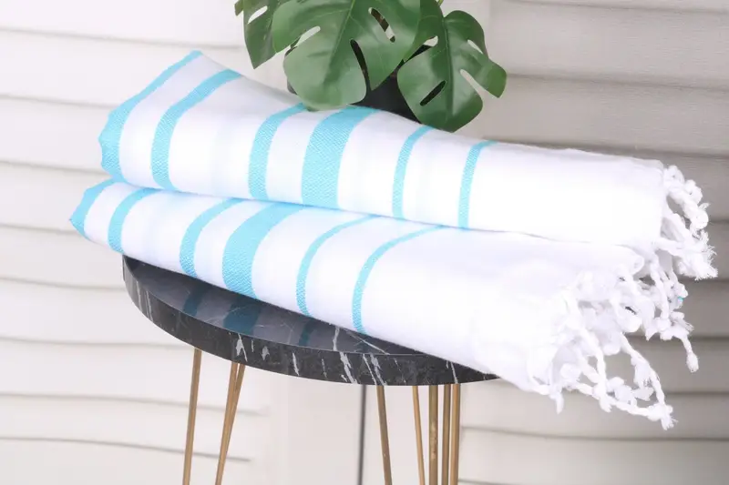 Best Wedding Gift, Personalized Gift, Beach towel, Best Friend Wedding Gift, 70x40 Cotton Striped Towel, Birthday Gift, Spa Towel, Soft towel - 3