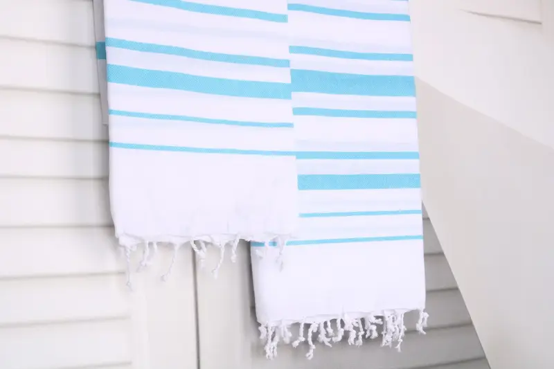 Best Wedding Gift, Personalized Gift, Beach towel, Best Friend Wedding Gift, 70x40 Cotton Striped Towel, Birthday Gift, Spa Towel, Soft towel - 8