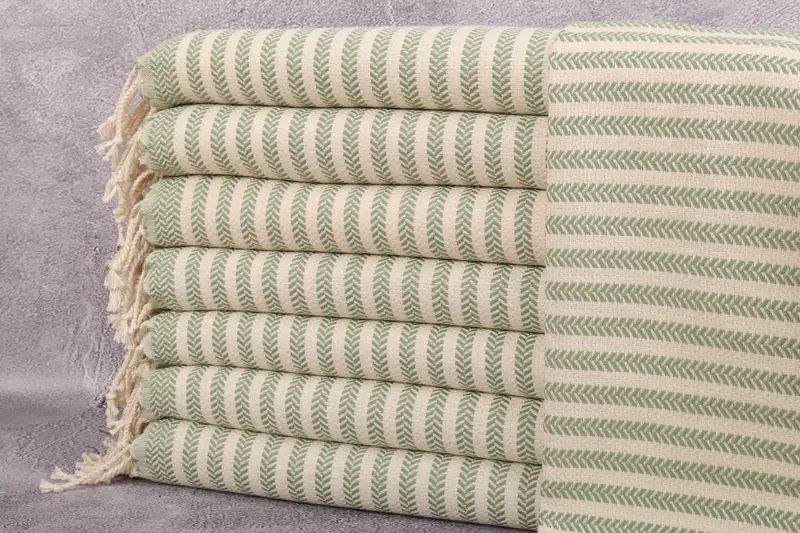 Gift Towel, Wedding Favors, 40x18 Cotton Chevron Towel, Kitchen Towel, Customized Turkish Towel, Turkish Towel Hand Towel, Best Friend Wedding Gift - 1