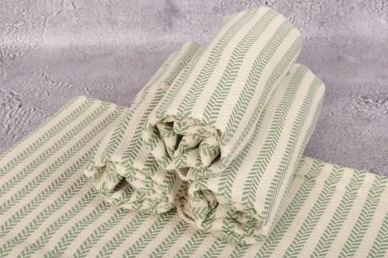 Gift Towel, Wedding Favors, 40x18 Cotton Chevron Towel, Kitchen Towel, Customized Turkish Towel, Turkish Towel Hand Towel, Best Friend Wedding Gift - 7