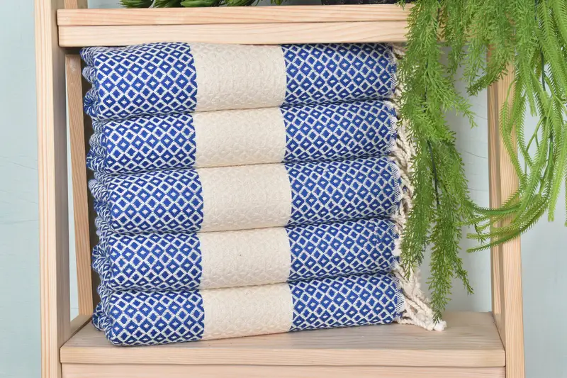Personalized Gifts, Holiday Towel, Organic Cotton Towel, Personalized Turkish Towel, 70x40 Cotton Geometric Towel, Bachelor Gift, Peshtemal Towel - 2
