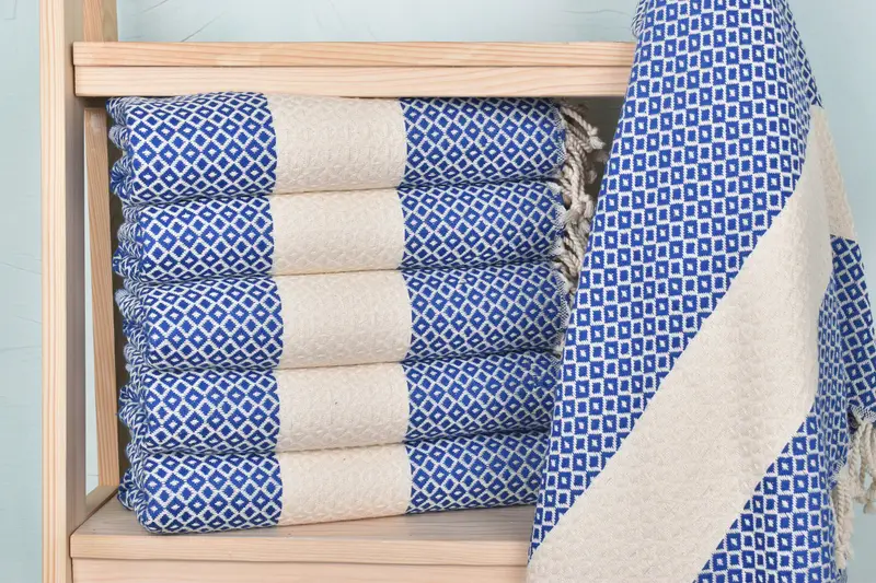 Personalized Gifts, Holiday Towel, Organic Cotton Towel, Personalized Turkish Towel, 70x40 Cotton Geometric Towel, Bachelor Gift, Peshtemal Towel - 1