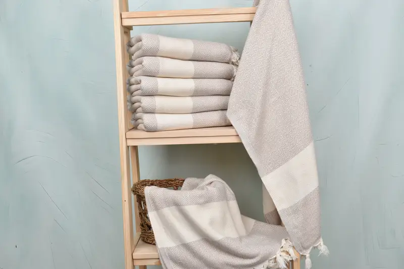Absorbent towel, Bridal Shower Favors, Personalized Home Gift Wedding, 70x40 Cotton Diamond Towel, Custom Beach Towel, Bridal Shower Gifts - 3