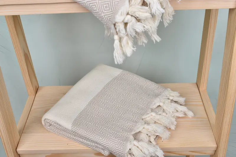 Absorbent towel, Bridal Shower Favors, Personalized Home Gift Wedding, 70x40 Cotton Diamond Towel, Custom Beach Towel, Bridal Shower Gifts - 4