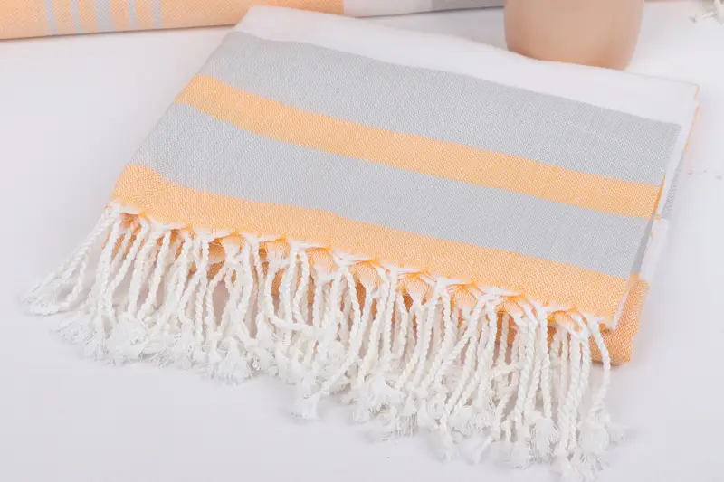 Bath towel, Handmade Gift, Personalized Towel, Girls Weekend Favors, Valentines Day Gift For Him, Turkish Towel Monogram, 70x40 Cotton Striped Towel - 5