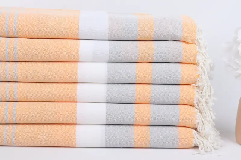 Bath towel, Handmade Gift, Personalized Towel, Girls Weekend Favors, Valentines Day Gift For Him, Turkish Towel Monogram, 70x40 Cotton Striped Towel - 3