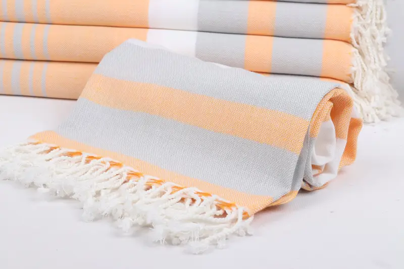 Bath towel, Handmade Gift, Personalized Towel, Girls Weekend Favors, Valentines Day Gift For Him, Turkish Towel Monogram, 70x40 Cotton Striped Towel - 4