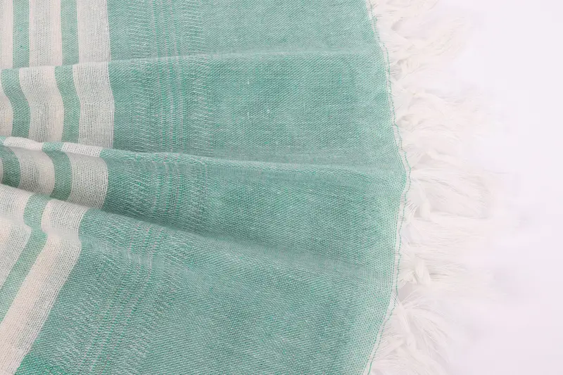 Turkish beach towel with fringe, Bridal Shower Gifts, Bath towel, Monogrammed Beach Towel, Spa Gift Towel, Gifts For Him, 68x40 Cotton Striped Towel - 8