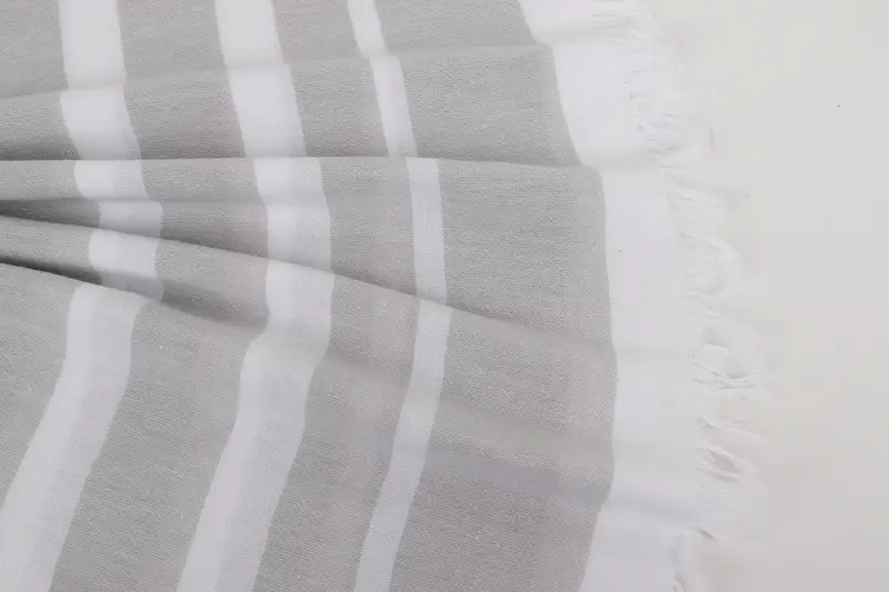 Scarf Towel, Gift For Her, Personalized Wedding Gift, 64x40 Cotton Striped Towel, Gift For Boyfriend, Bachelorette Gifts, Luxury Beach Towel - 8