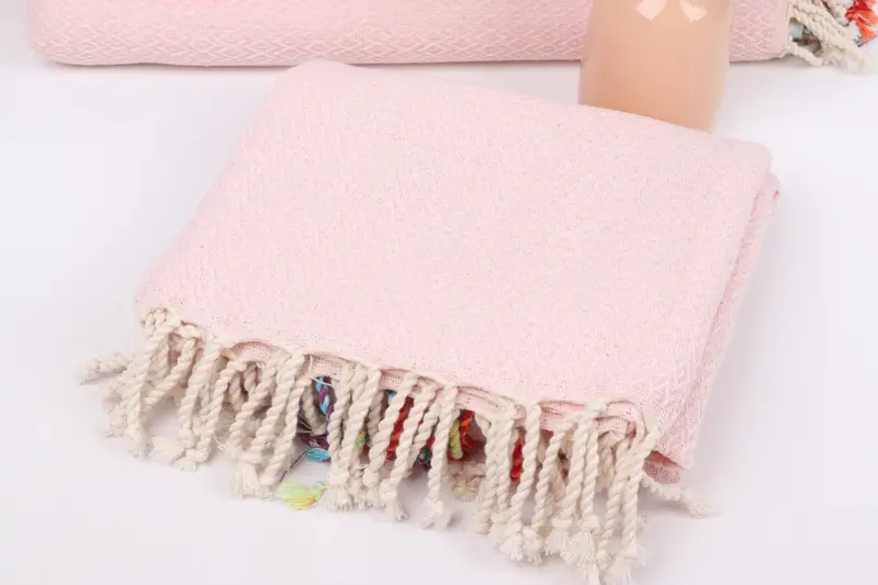 Best Beach Towel, Bridal Shower Gift, Girls Weekend Getaways Gifts, Gift For Best Friend, Turkish beach towel, 70x40 Cotton Diamond Towel - 5
