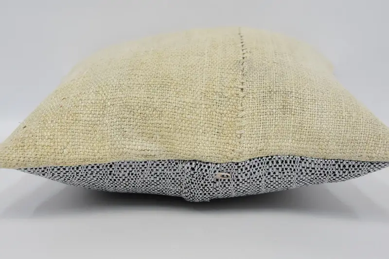 12x12 Beige Pillow Sham, Vintage Kilim Pillow, Vintage Pillow, Kilim Pillow Cover, Personalized Gift Pillow Cushion Cover, Pillow Sham - 5