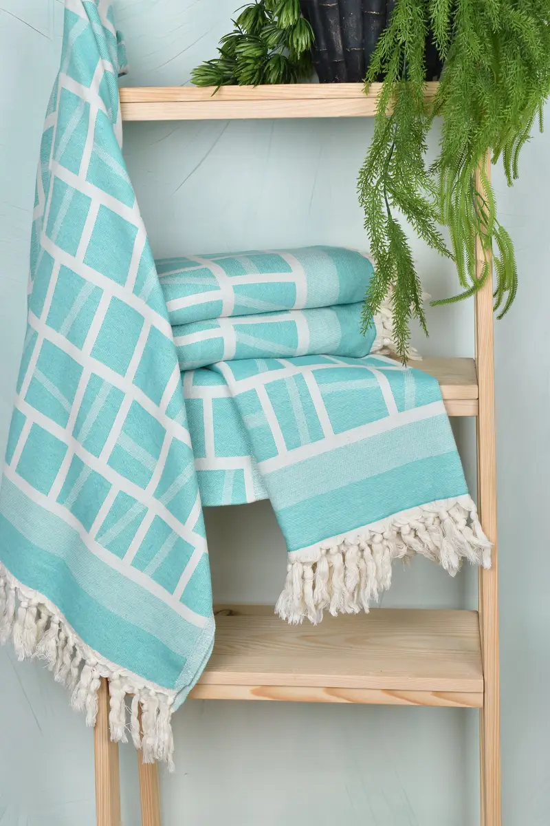 Baby Boy Gift, Quick-drying peshtemal towel for poolside, Bachelor Gifts, Bridesmaid Gifts, Best Friend Gift, 70x34 Cotton Patterned Towel - 7