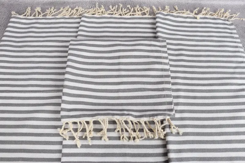 Summer Towel, Custom Hand Towel, Bachelor Towel, Personalized Gifts, Gift For Him, Bridal Party Gifts, Personalized Gift, 40x18 Cotton Striped Towel - 4