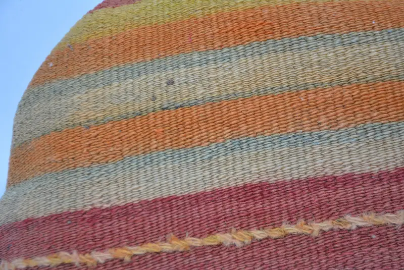 Handmade Kilim Cushion, Boho Pillow Sham Cover, Luxury Pillow Cover, Cushion Cover, 16x16 Yellow Pillow, Throw Kilim Pillow - 2