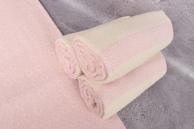 Bridal Shower Favor, Authentic Turkish hammam peshtemal, Cotton towel, Guest Towel, Monogram Turkish Towel, 70x40 Cotton Diamond Towel, Luxury towel - 7