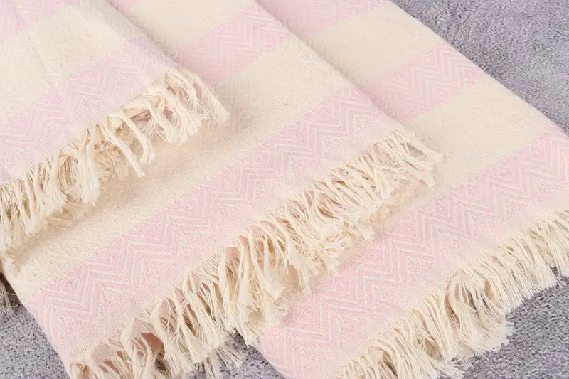 Bridal Shower Favor, Authentic Turkish hammam peshtemal, Cotton towel, Guest Towel, Monogram Turkish Towel, 70x40 Cotton Diamond Towel, Luxury towel - 5
