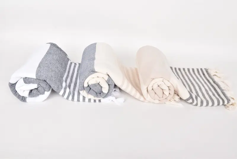 Wedding Shower Gift, Beach Towel Monogram, Custom Bath Towel, 70x40 Cotton Set of 8 Towel, Turkish bath towel, Quick-dry towel, Thin towel - 8