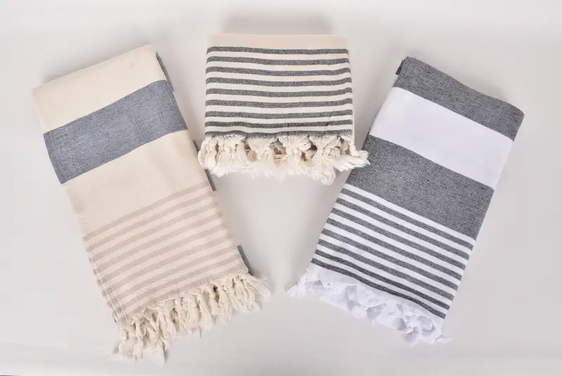 Wedding Shower Gift, Beach Towel Monogram, Custom Bath Towel, 70x40 Cotton Set of 8 Towel, Turkish bath towel, Quick-dry towel, Thin towel - 6
