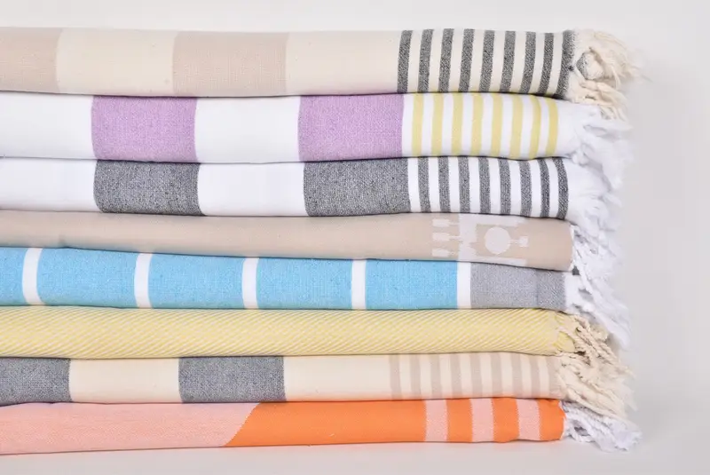 Wedding Shower Gift, Beach Towel Monogram, Custom Bath Towel, 70x40 Cotton Set of 8 Towel, Turkish bath towel, Quick-dry towel, Thin towel - 2