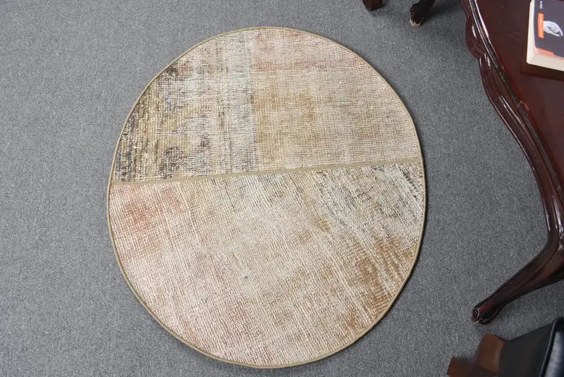 Alfombra Ombré de color naranja vibrante, acento acogedor de 2,4 x 3 pies