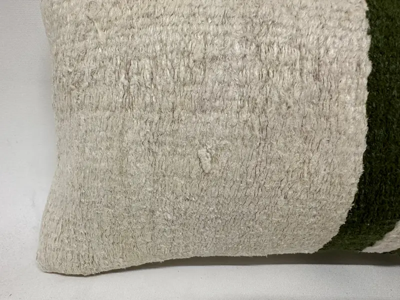 Aesthetic Pillow Cover, Turkish Kilim Pillow, Neutral Pillow Case, Pillow for Couch, Vintage Pillow, Cushion, 8x16 White Pillow Case - 2