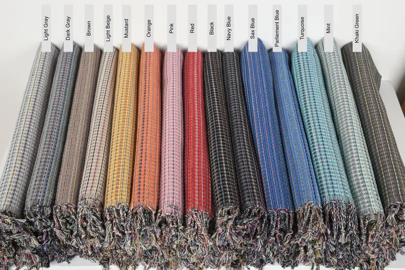 Custom Beach Towel Personalized Turkish Cotton Waffle Design, 70x40 Inches