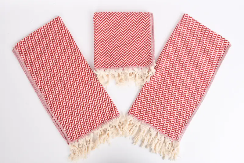 Monogram el havlu, kişiselleştirilmiş hediye, 36x18 pamuklu chevron havlu, yaz hediyesi, onun için kişiselleştirilmiş hediye, eve taşınma hediyesi, küçük banyo havluları - 6