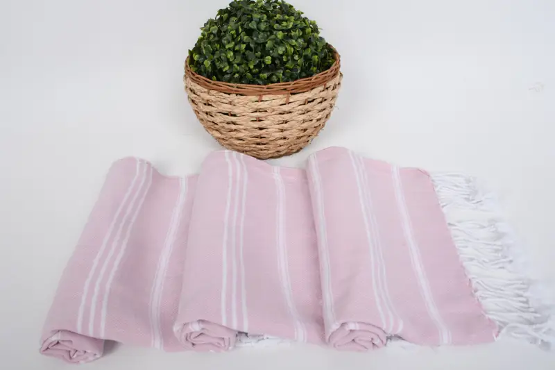 Banyo havlu, anne hediye, Türk havlu monogramı, düğün hediyesi, nedime hediyesi, 40x24 pamuklu çizgili havlu, monogram el havlu, yaz havlu - 8