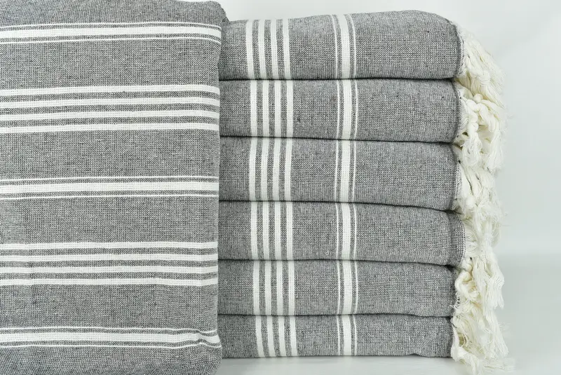 Custom Gift, 70x40 Cotton Striped Towel, Christmas Gift, Turkish bath towel, Organic Towel, Spa Gift Towel, Bachelor Bachelorette Party Favors - 1