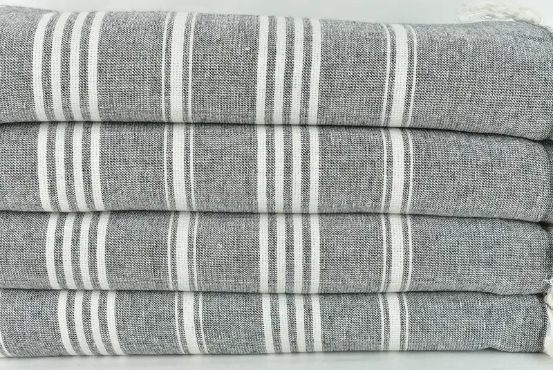 Custom Gift, 70x40 Cotton Striped Towel, Christmas Gift, Turkish bath towel, Organic Towel, Spa Gift Towel, Bachelor Bachelorette Party Favors - 2