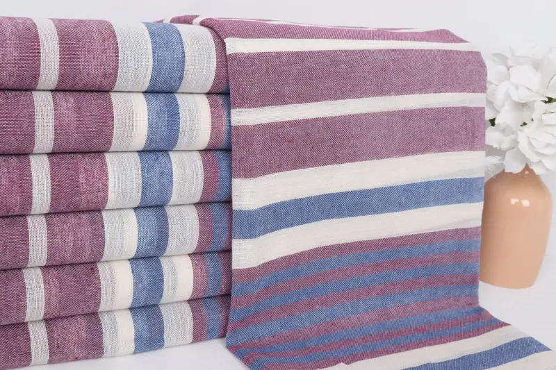 Bachelorette Favors Beach, Bridesmaid Gifts, Grandma Gift, Spa Towel, Gym Towel, 68x40 Cotton Striped Towel, Turkish Towel USA, Sand-resistant towel - 2