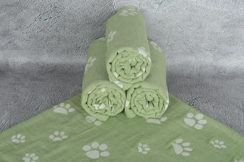 Memorial Gift, Sand-resistant towel, Girl Trip Party Favor, Personalized Beach Towel, Travel Towel, Soft towel, 70x36 Cotton Paw Design Towel - 8